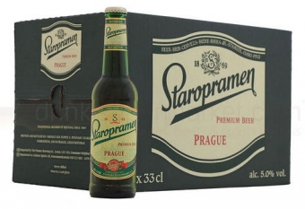 Bia Tiệp Staropramen - thùng 24 chai