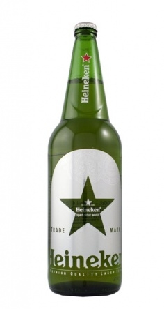 Bia Heineken - Chai thủy tinh 1 lít