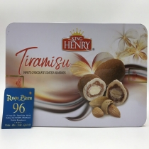 Chocolate King Henry Tiramisu hộp thiếc 200gr